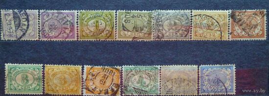 Нидерландская Индия\628c1d1\, 1902-40.СТАНДАРТ ЦИФРЫ. 22Mi