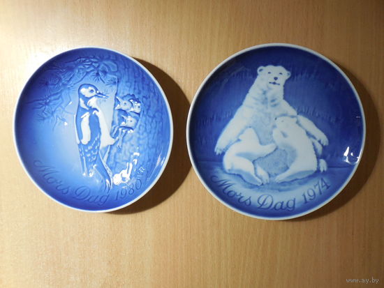 Настенная тарелка. День матери. Копенгаген.