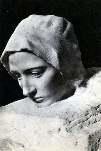 Открытка,   почтовая карточка, 1968, Роден  "МЫСЛЬ"  "Советский   художник"
