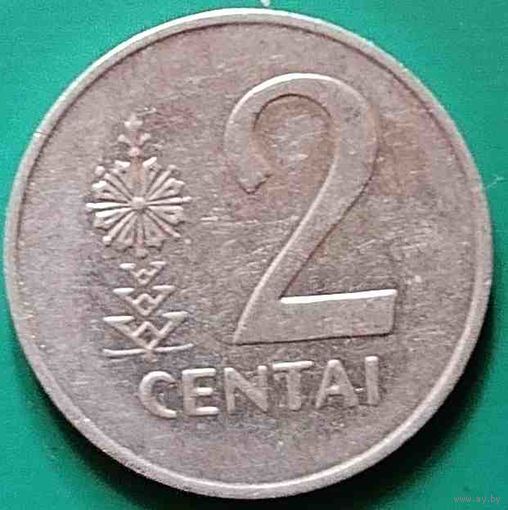 Литва 2 цента 1991