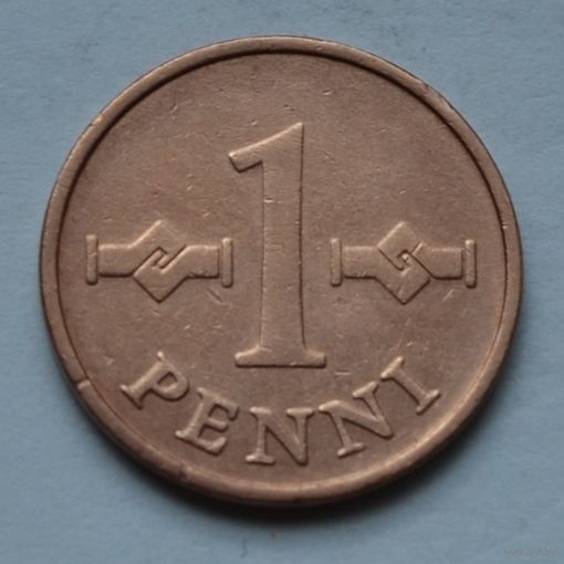 Финляндия, 1 пенни 1963 г.