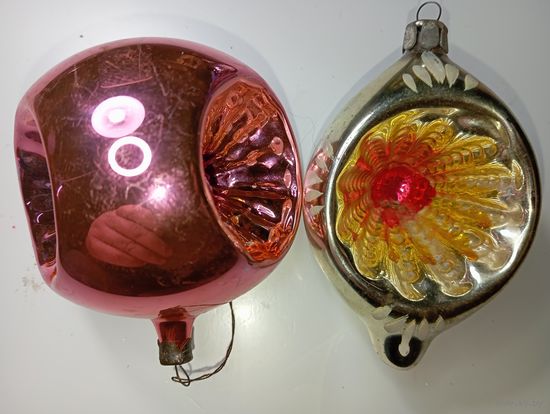 Ёлочные игрушки - Фонарики . СССР .