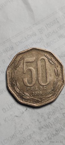 Чили 50 песос 2009