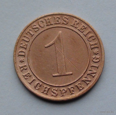 Германия 1 рейхспфенниг, 1935 D