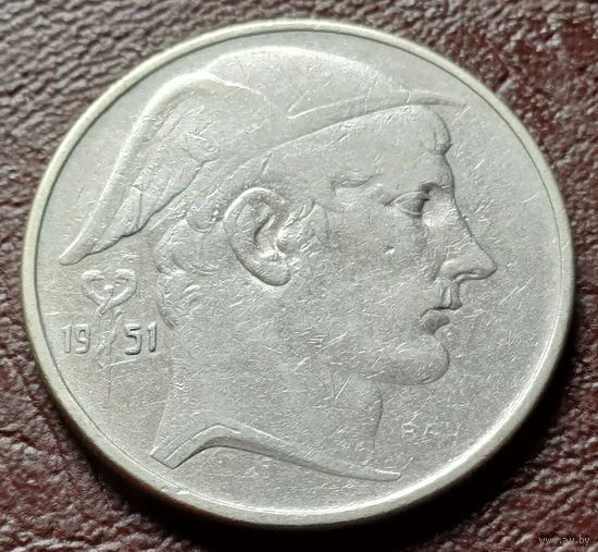 Бельгия 20 франков, 1951    BELGIE     ( 1-9-1 )