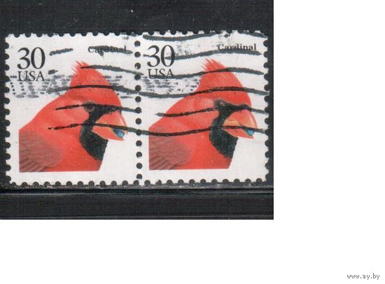 США-1991, (Мих.2151), гаш. , Стандарт, Птицы, пара
