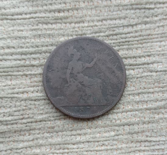 Werty71 Великобритания 1 пенни 1874 Виктория