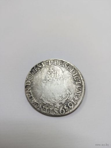 1/2 экю 1659 Людовик 14.  (111)