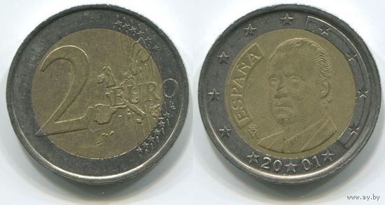 Испания. 2 евро (2001)