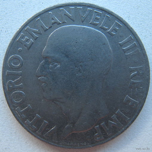 Италия 1 лира 1942 г.