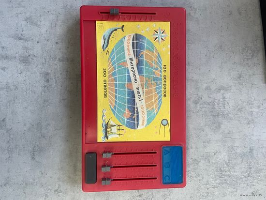 Игра настольная Электровикторина Интересно знать Из СССР в родной коробке. Без карточек