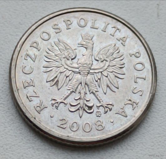 Польша. 20 грошей 2008 года.