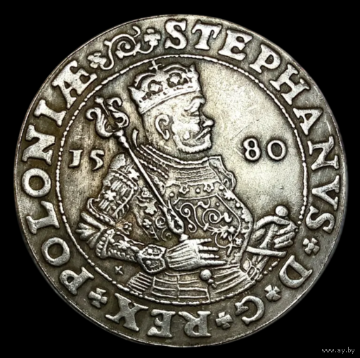 Копия Польша 1 талер 1580 Стефан Батория