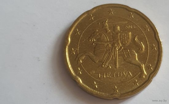 Литва 2015 20 евроцентов