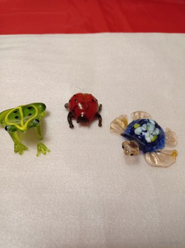 Статуэтки стекло, одним лотом