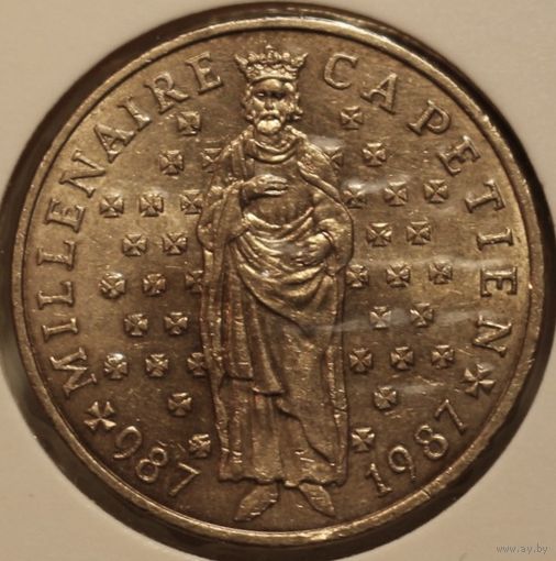 Франция 10 франков 1987 год "Тысячелетие династии Капетингов"