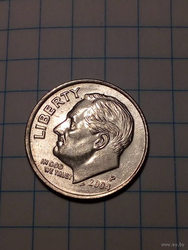 10 центов США 2004 Р год