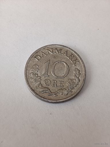 Дания 10 эре 1964