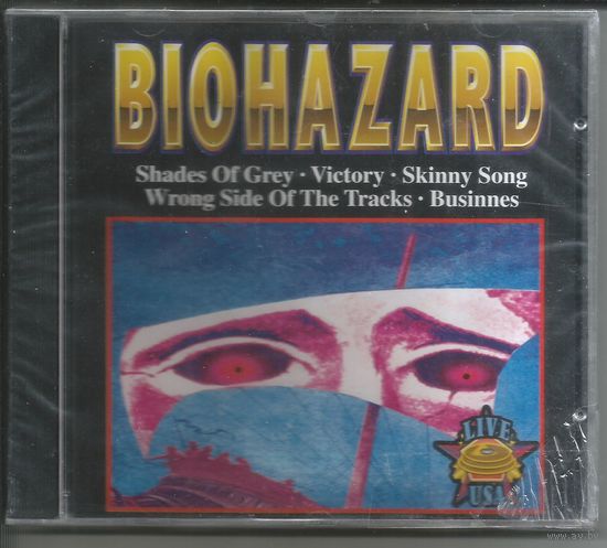 BIOHAZARD - Live USA 1993 CD бутлег запечатанный)