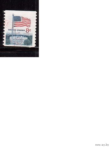 США-1971 (Мих.1033С) ,  гаш., Стандарт, Флаг