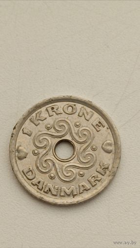 Дания. 1 крона 2000 года.
