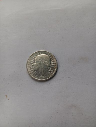 2 злотых 1934 года Ядвига