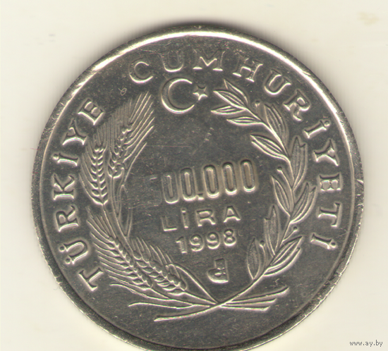 500 000 лир 1998 г. Курс лиры к евро.