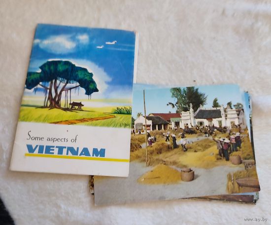 Вьетнам. Набор почтовых карточек. 9 штук.Война с Америкой