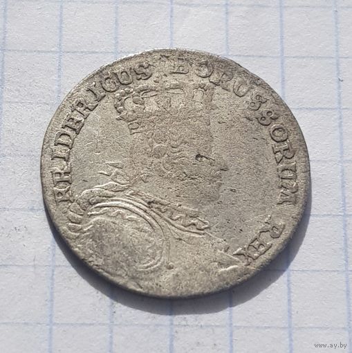 6 грошей 1757 года.