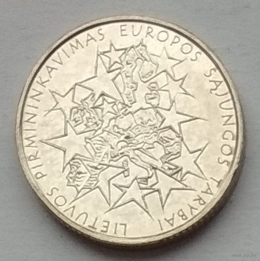 Литва 1 лит 2013 г. Председательство Литвы в Совете Евросоюза