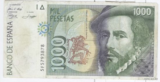Испания 1992 г. 1000 песет