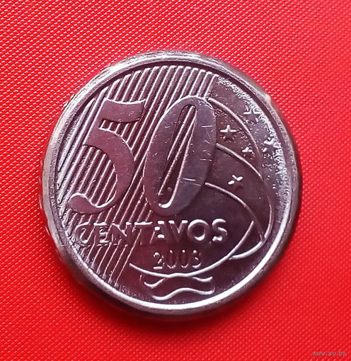 01-18 Бразилия, 50 сентаво 2003 г.