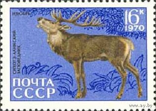 Сихотэ-Алинский заповедник СССР 1970 год (3918) 1 марка