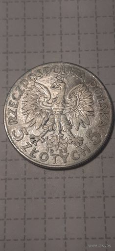 5 злотых Польша 1933 год