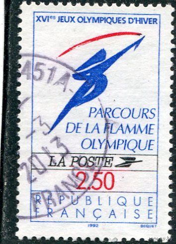 Франция. Зимние олимпийские игры. Эмблема 1992