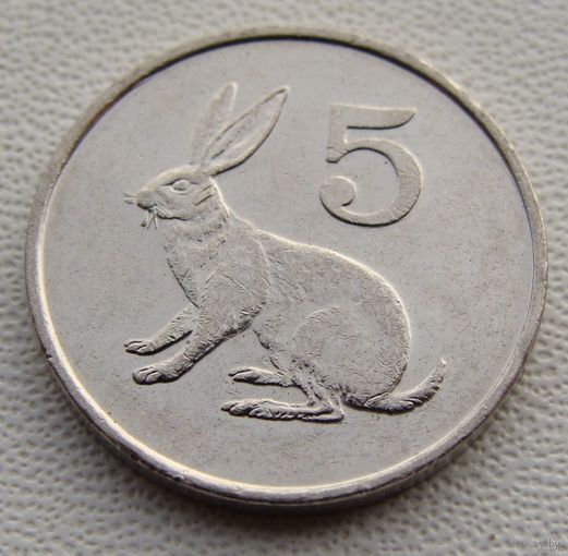 Зимбабве. 5 центов 1999 год  KM#2