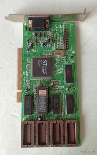 Раритетная коллекционная видеокарта PCI /S3 Virge/DX (FVGAP-S34.2E) /2Mb