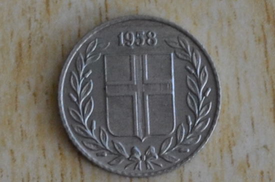 Исландия 10 эйре 1958