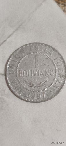 Боливия 1 боливиано 1997