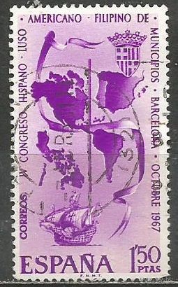 Испания. Мировой конгресс в Барселоне. 1967г. Mi#1710.