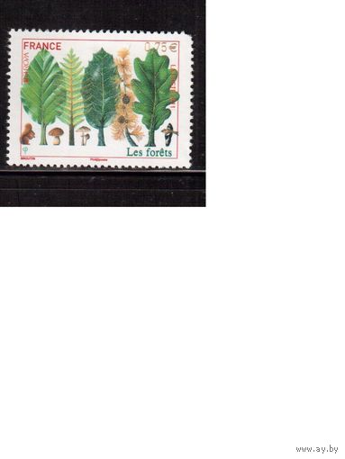Франция-2011 (Мих.5099) ,  * (без клея) , Флора, Фауна, Грибы