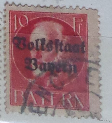 Король Людвиг III. Бавария. Дата выпуска:1919-03-01