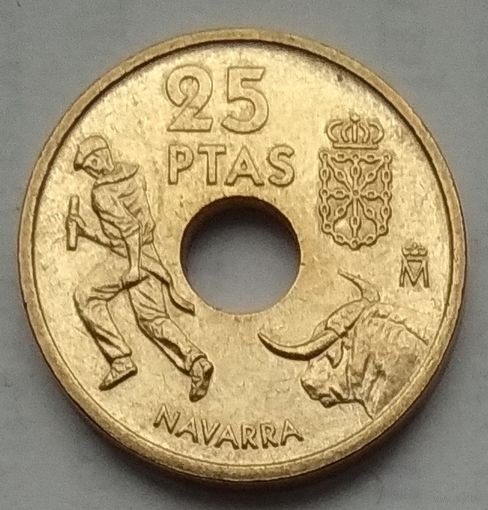 Испания 25 песет 1999 г. Наварра