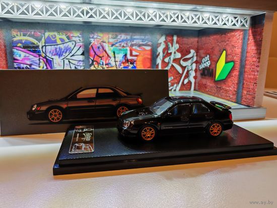 Коллекционная модель 1/64 Furuya Subaru Impreza WRX
