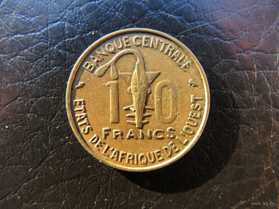 Западная Африка (ВСЕАО) 10 франков, 1969. С 20 копеек. Распродажа коллекции. Смотрите другие лоты.