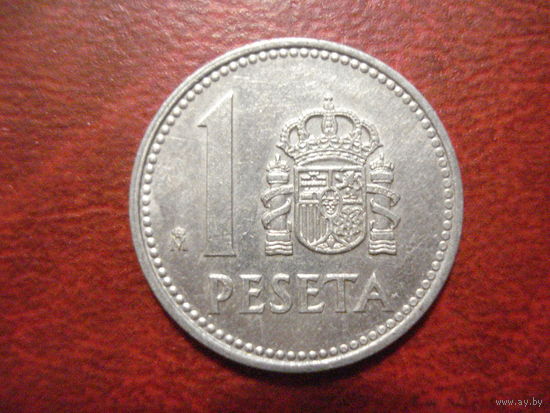 1 песета 1985 год Испания