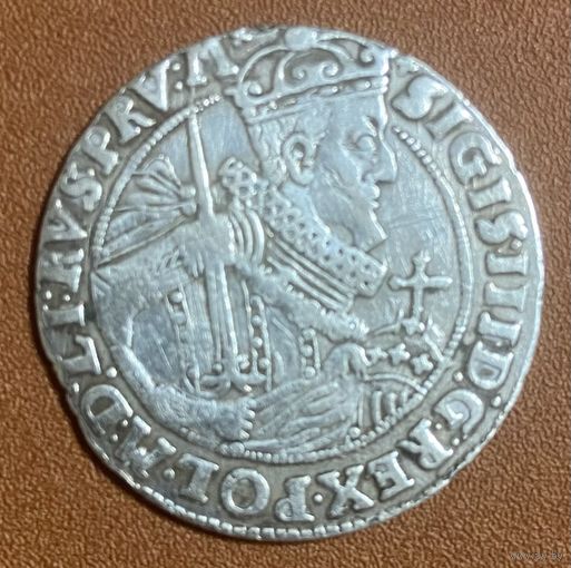 Монета орт Сигизмунд III Польша 1624 год.