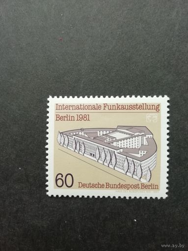 Западный Берлин 1981 Марка "Международная радиовыставка в Берлине" (чистая**) Mi.649 каталог 1.60 евро