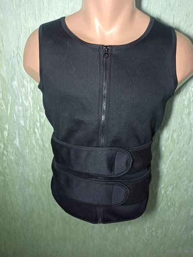 Мужской жилет- сауна для тренировок (L)