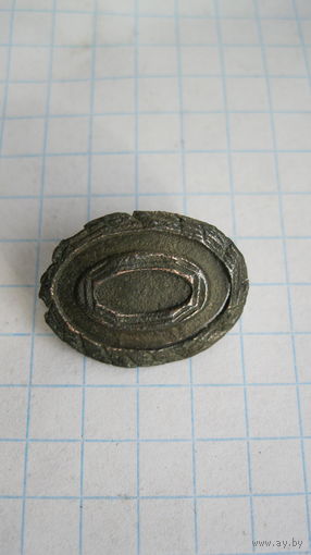 Накладка на офицерскую какарду РИА. Бронза.